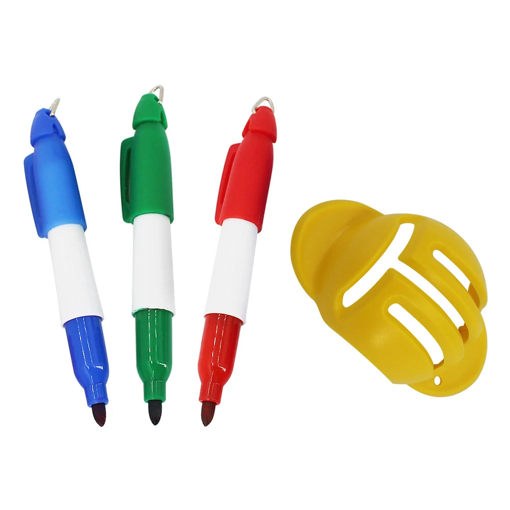 Pack 1 Set Golf Ball Liner with Pen Putter Line Golf Training Aids Accessories