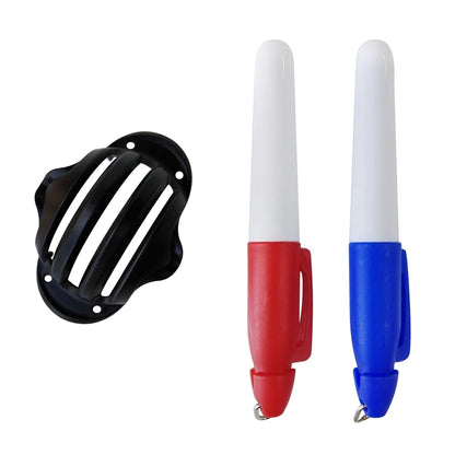 Pack 1 Set Golf Ball Liner with Pen Putter Line Golf Training Aids Accessories