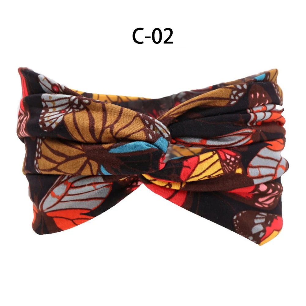 13 Colors Nonslip Elastic Folds Yoga Hairband Fashion Wide Sports Headband Running Accessories Summer Stretch Hair Band