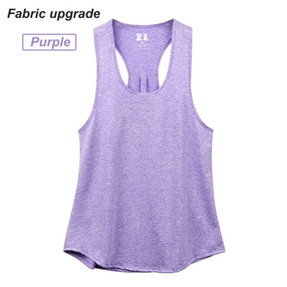 Sleeveless Racerback Workout Tank Tops for Women,Running Training Yoga Shirts,Fitness Sport Yoga Vest, Gym Sport Shirts