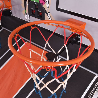 Jeu De Basketball Arcade Panier Compteur Basketball Panier De Basketball Arcade Blanc Et Noir 185X108X205Cm En Acier Bleu/Blanc/Gris/Violet