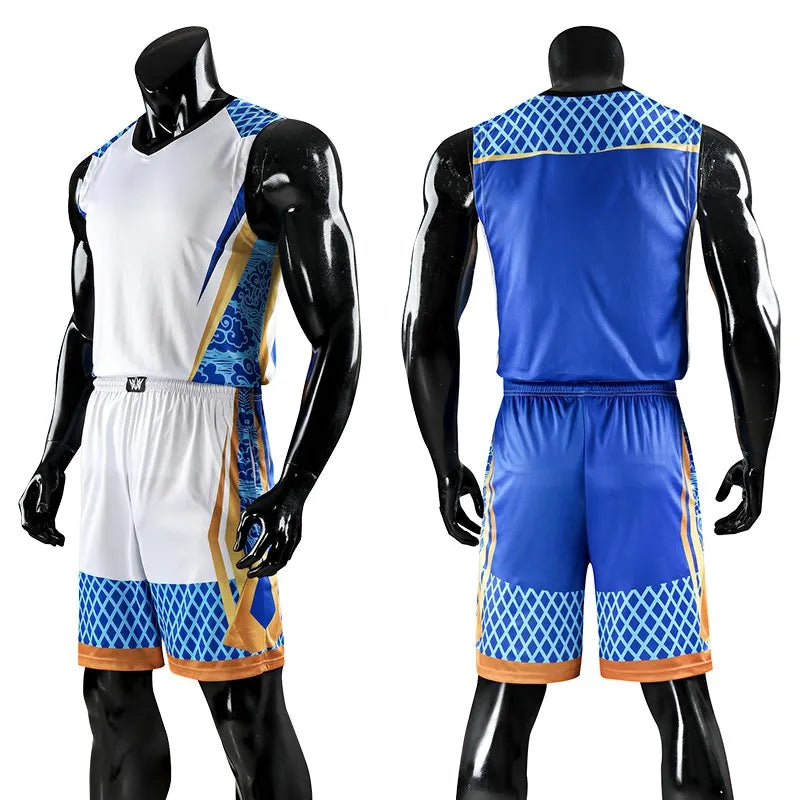 Custom Print Men Kids Basketball Jersey Sets Child College Tracksuits Breathable Men Basketball Uniforms Girls Sports Clothing