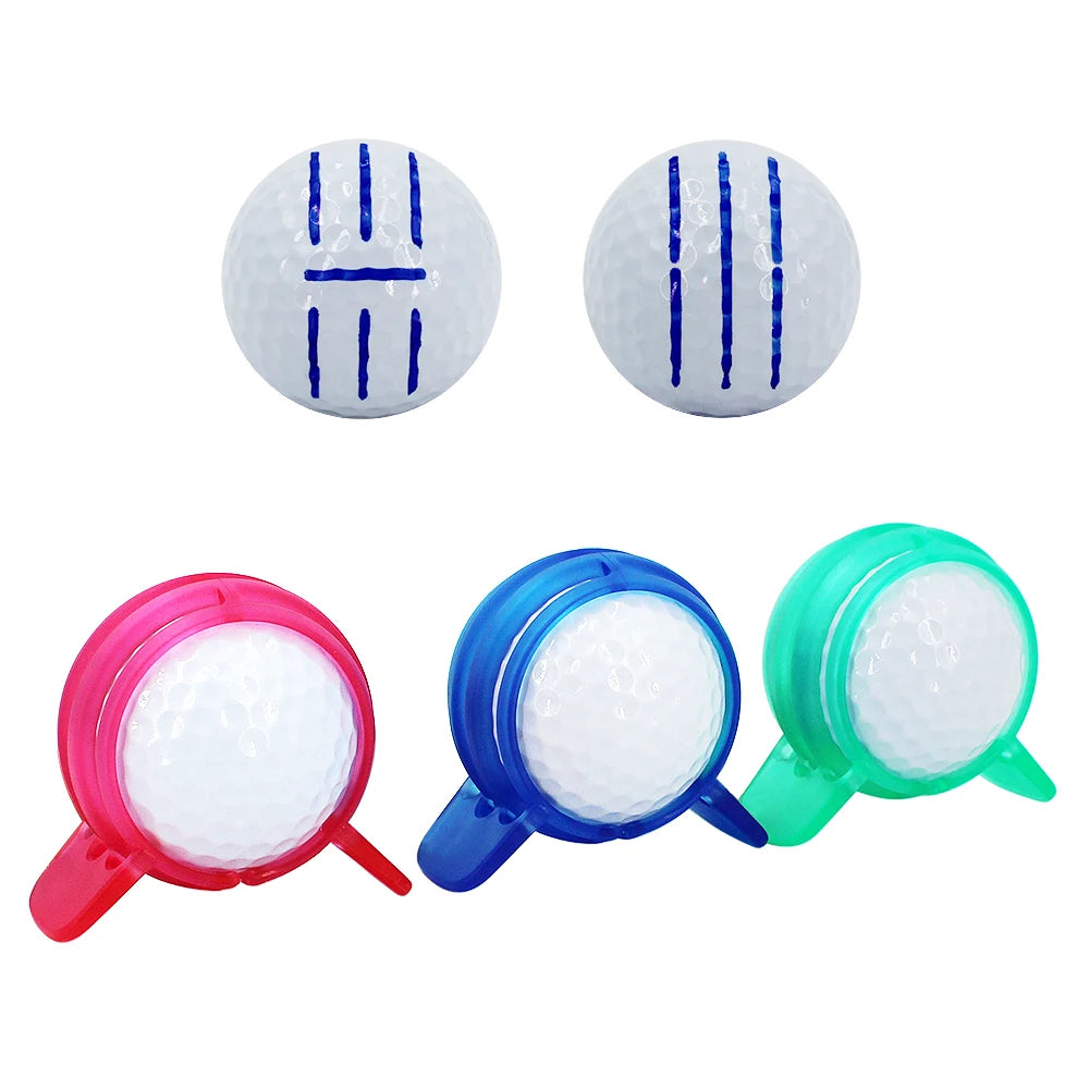 Pack 1 Set Golf Ball Liner with Pen Putter Line Golf Training Aids Accessories