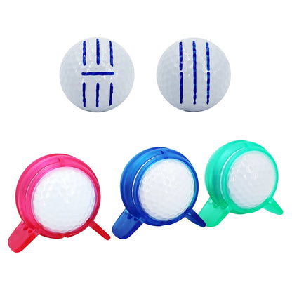 Pack 1 Set Golf Ball Liner with Pen Putter Line Golf Training Aids Accessories
